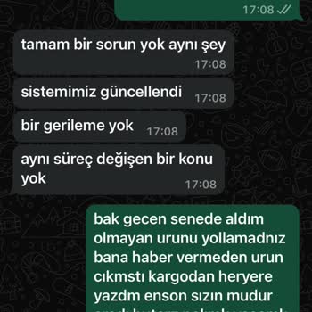 Ürün Tedarik Sorunu Ve Müşteri Hizmetleri Şikayeti