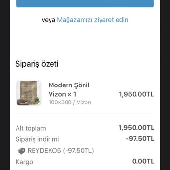 Reydeko Firmasından Alınan Halı Teslim Edilmedi