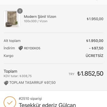 Reydeko Firmasından Alınan Halı Teslim Edilmedi