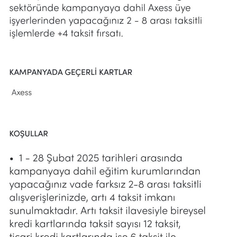 Jüzdan Uygulaması +4 Taksit Kampanyası Sorunu