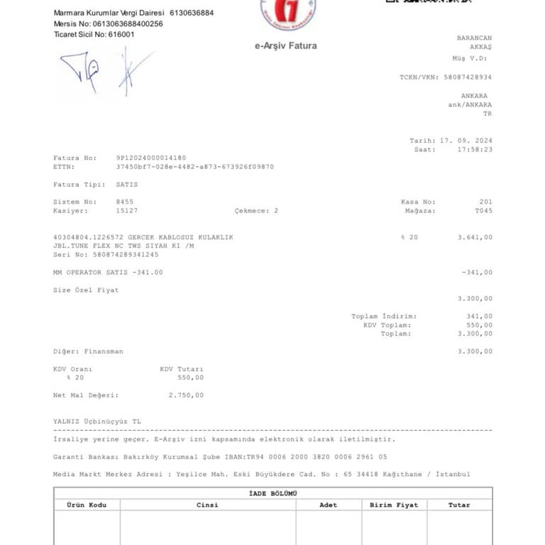 Yanlış Faturalandırma Ve Yetersiz Müşteri Hizmeti