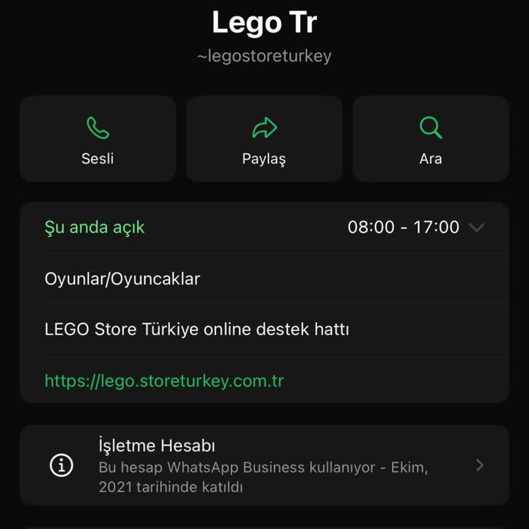 Lego Kanyon Mağazası İletişim Sorunu
