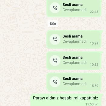 İade Edilmeyen Ücret Ve Engellenen İletişim