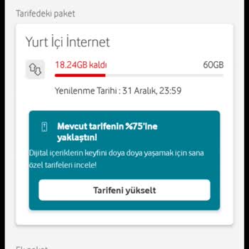 Vodafone Yurt Dışı Paketi Mağduriyeti Ve Fatura Şoku
