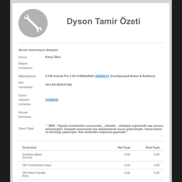 Dyson Ürün Servis Sürecinde Yaşanan Gecikme Ve İletişim Sorunları