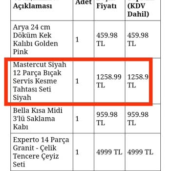 Emsan Mutfak Eksik Ürün Ve İlgisiz Müşteri Hizmetleri