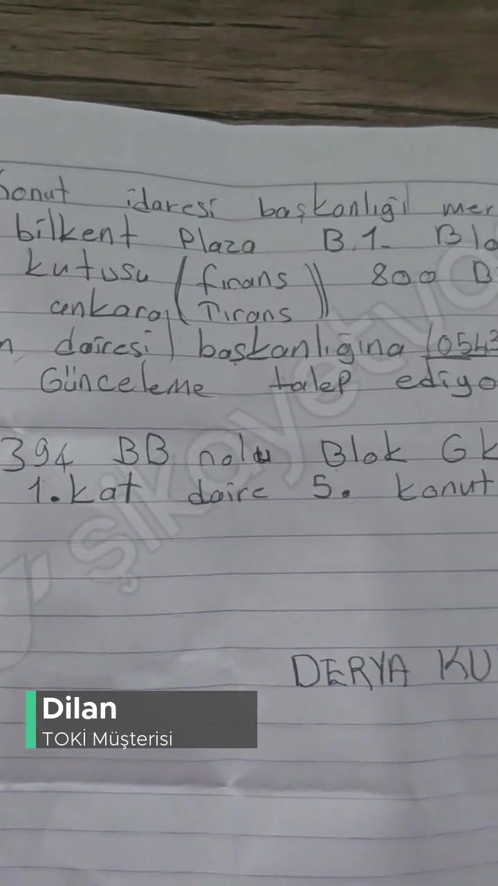 TOKİ Numara Güncellemek İstiyorum! videonun kapak resmi