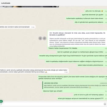 Ayakkabı İadesinde Haksız Ret