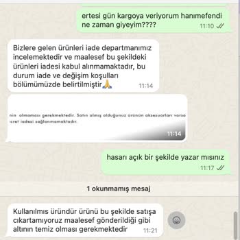 Ayakkabı İadesinde Haksız Ret