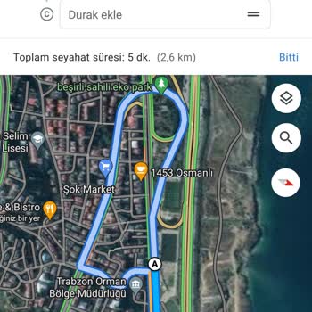 Trabzon Büyükşehir Belediyesi 50 Metre Mesafeye 2600 Metrede Ulaşabilmek