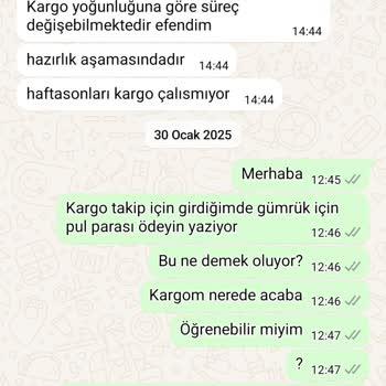 Siparişim Teslim Edilmedi Ve Yanıltıcı Kargo Bilgisi