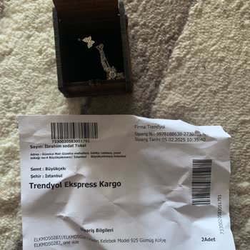 Eksik Gönderilen Gümüş Kolyeler