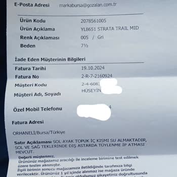 Su Geçiren Botlar Ve Garanti Hayal Kırıklığı