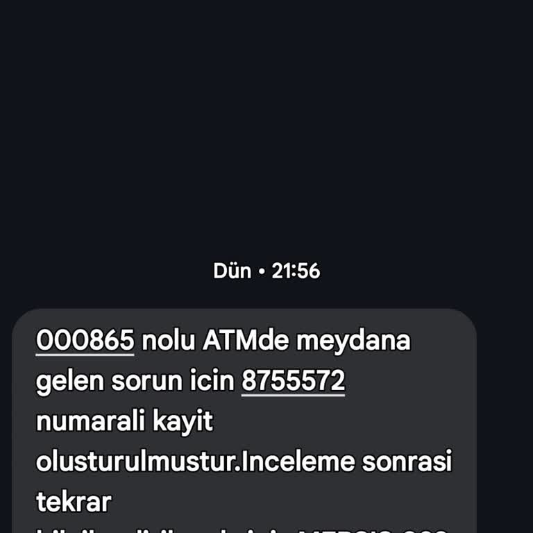 ATM Arızası Sonrası Para İadesi Bekleniyor