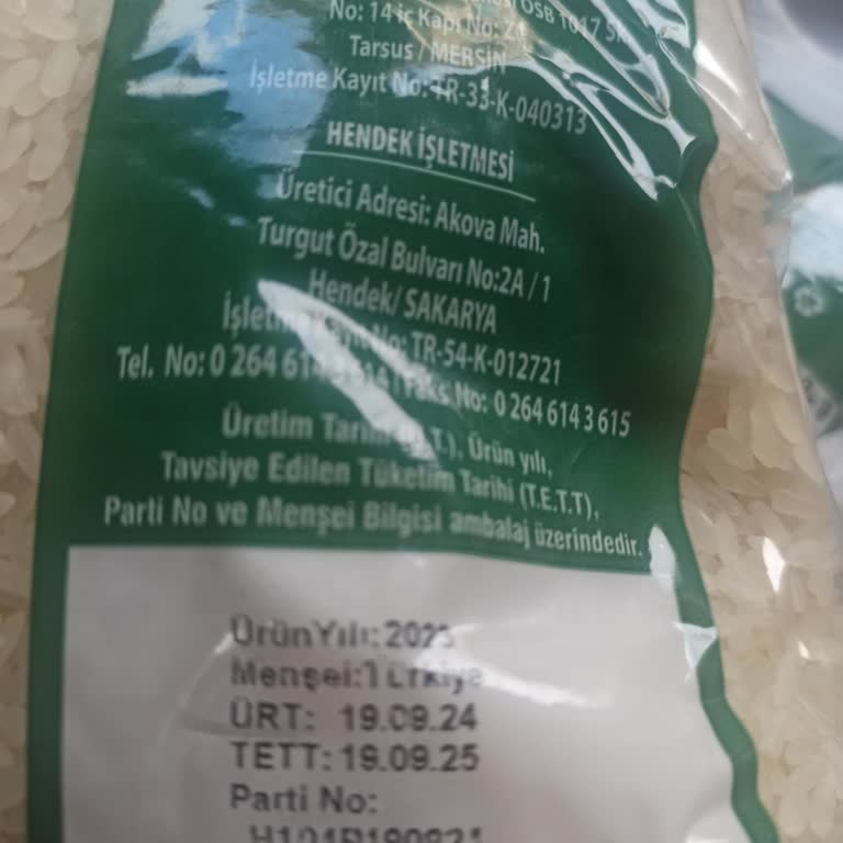 BİM Efsane Baldo Pirinçten Çıkan