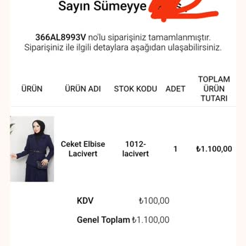 Tuba Mutioğlu Kusurlu Ürün Ve İade Sorunu!