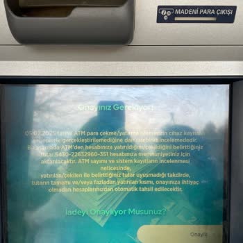 ATM'de Kaybolan Para Ve Acil Geri Ödeme Talebi