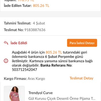 Teslim Edilmeyen Pijamalar Ve İade Süreci Sorunu