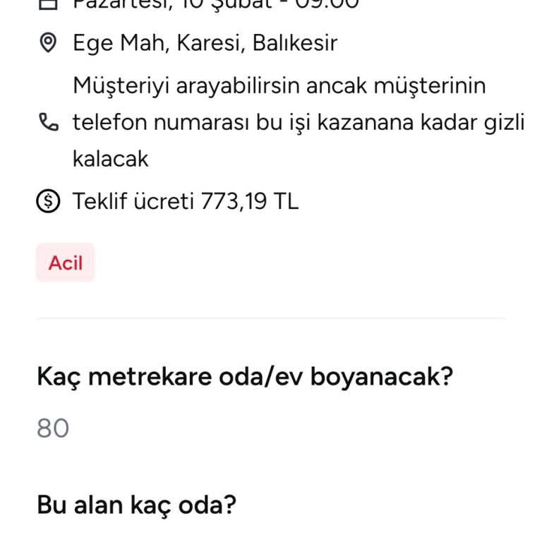 Armut Uygulamasında Teklif Fiyatları Ve Müşteri Hizmetleri Sorunu