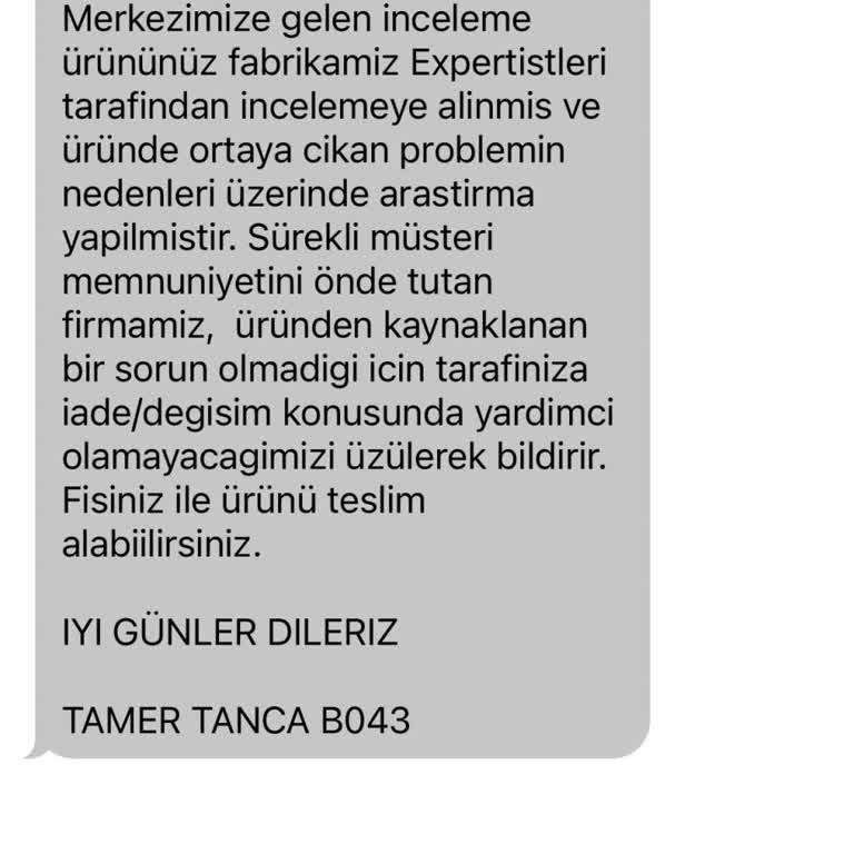 Su Alan Bot İçin Hayal Kırıklığı Ve Garanti Sorunu
