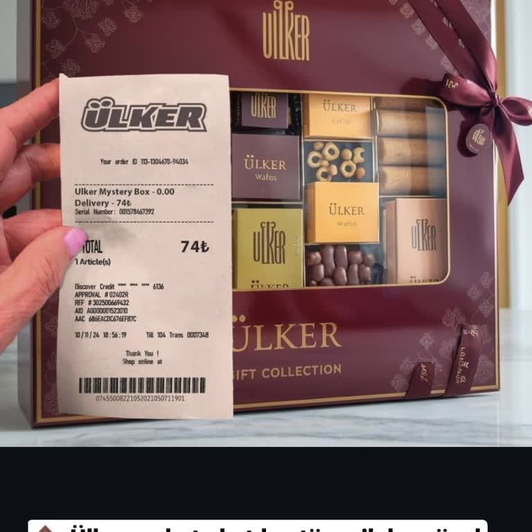Ülker Çikolata Anketi Ve Kargo Ücreti Şüphesi