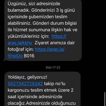 Aras Kargo İle Sürekli Teslimat Sorunu
