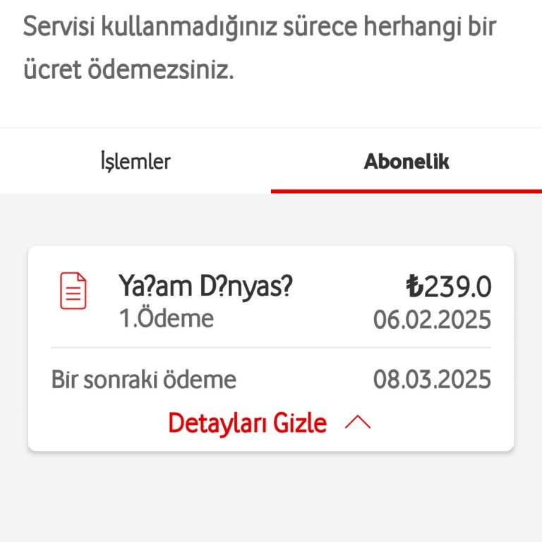 Bilgim Dışında Faturaya Yansıtılan Haksız Ödeme