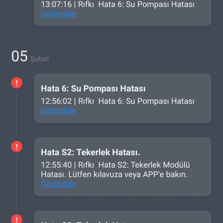 Grundig Robot Süpürge Sürekli Hata Veriyor