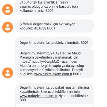 Türk Telekom'dan Eksik Premium Muud Aboneliği