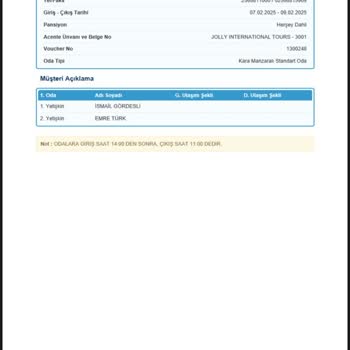 Rezervasyon Onayı Ve Yanıltıcı Bilgilendirme Sorunu
