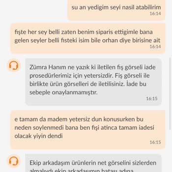 Yanlış Sipariş Teslimatı Ve İade Sorunu