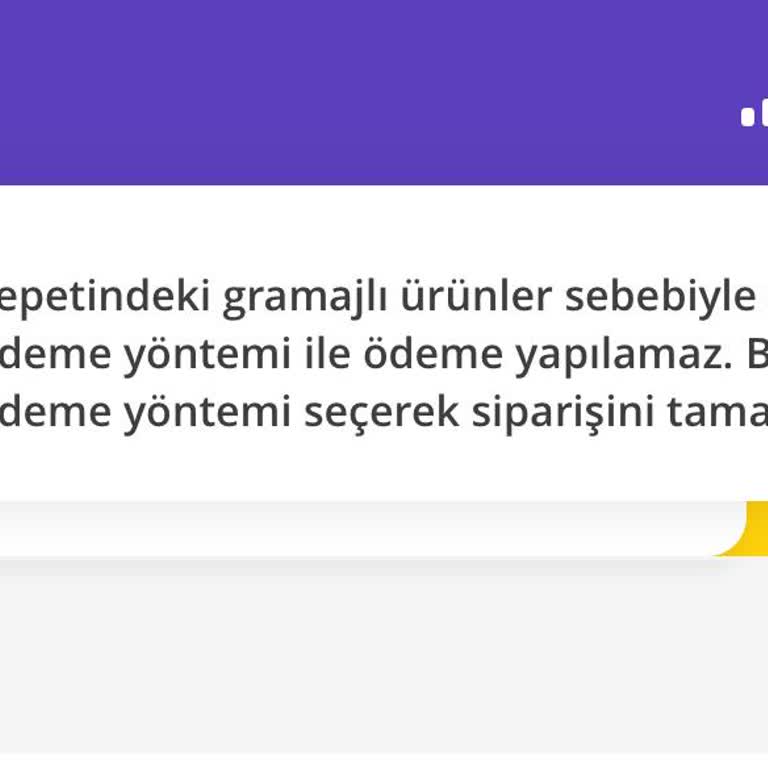 Ödeme Sorunu: Sürekli Yaşanan Gramaj Hatası