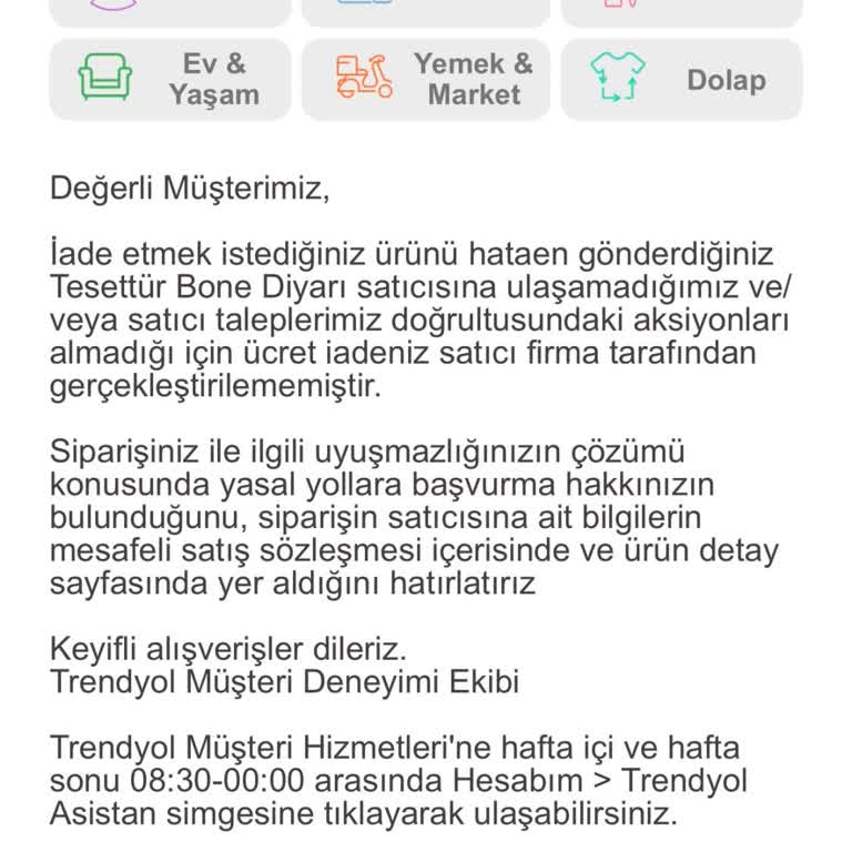 Yanlış Etiketleme Mağduriyeti Ve Trendyol'un Çözüm Eksikliği