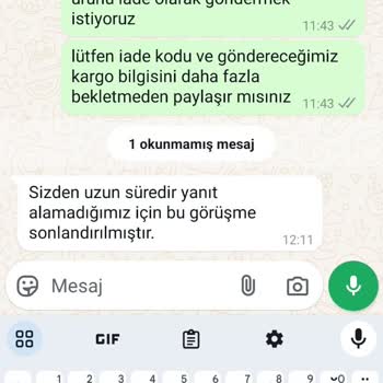 Vivense İade Sürecinde Müşteri Hizmetlerine Ulaşamama Sorunu