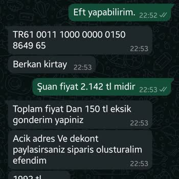 Yanıtsız Sipariş Ve İletişim Sorunu