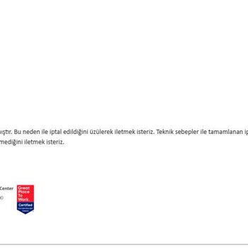 Sipariş İptali Ve Yetersiz Çözüm