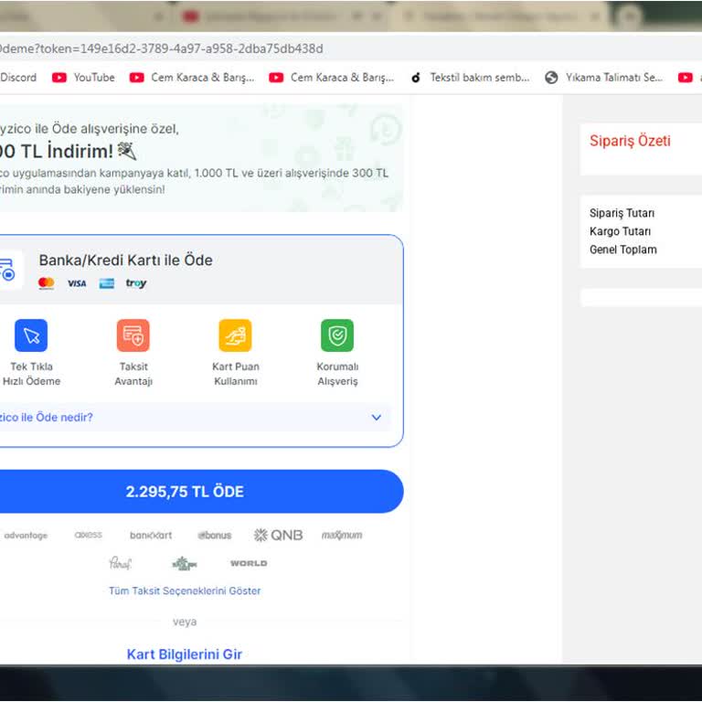 Benim Hocam Yayınevi Kart Bilgilerimin Güvenliği Tehlikede