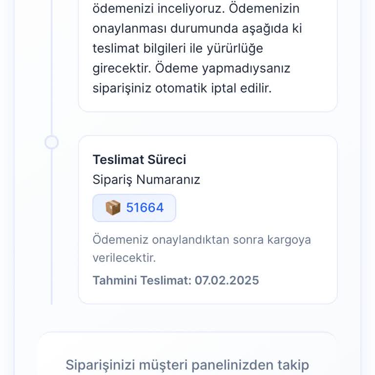 Buharlı Süpürge Siparişi Teslim Edilmedi