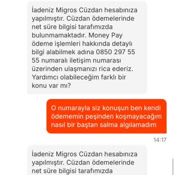 Migros'un Müşteri Hizmetleri Hayal Kırıklığı