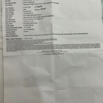 Arızalı Ürün Ve Yetersiz Teknik Destek Mağduriyeti