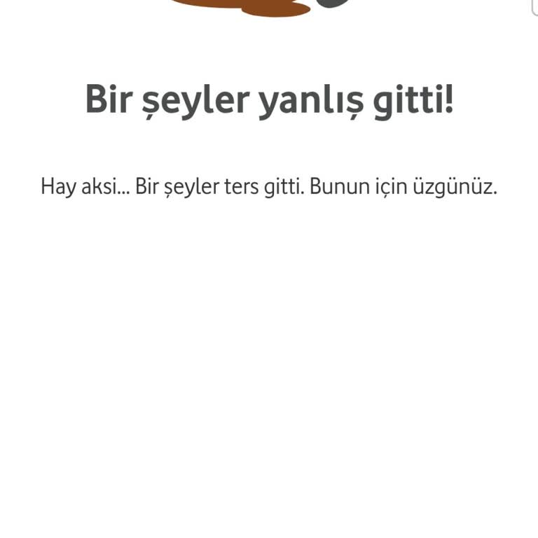 Vodafone Çark Çevirme'de Sürekli Hata Alıyorum