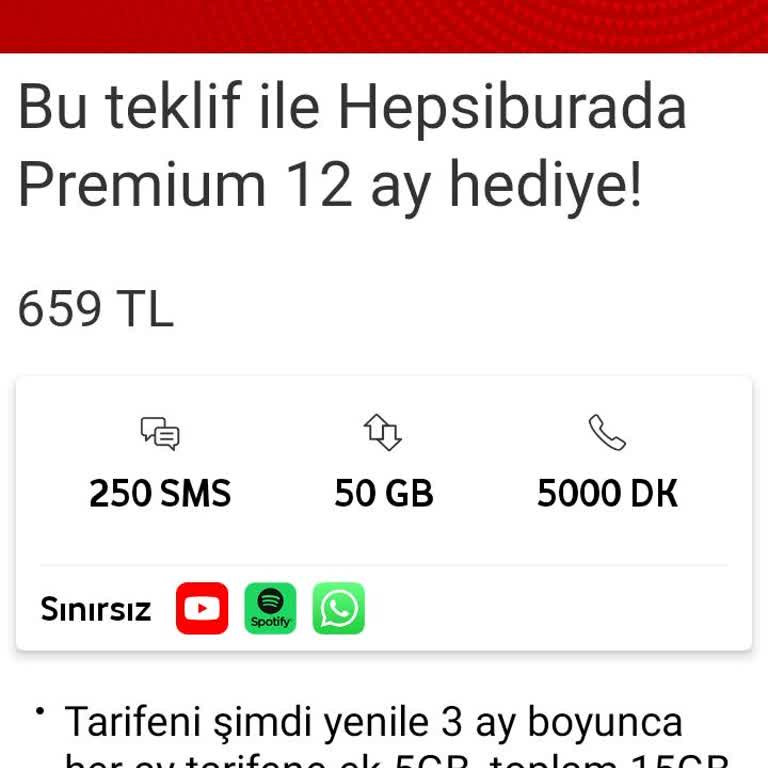 Vodafone Tarifesi Değişiminde Yetersiz Destek