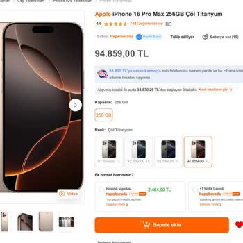 Hepsiburada'dan İki Kez İade Edilen İphone Siparişim