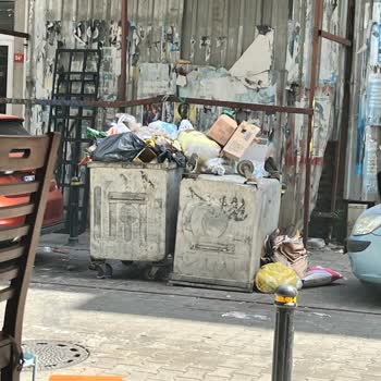 Çöp Konteyneri İşletmemi Tehdit Ediyor