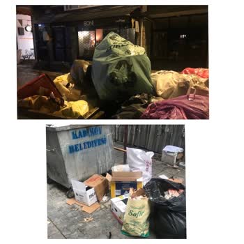 Çöp Konteyneri İşletmemi Tehdit Ediyor