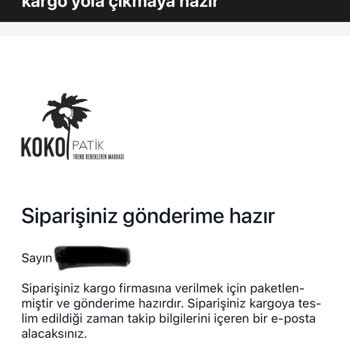 Sipariş Gecikmesi Ve İletişim Sorunu