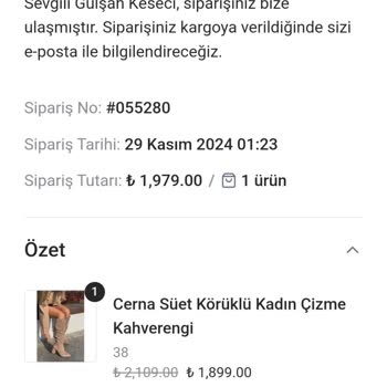 I Love Shoes Firmasıyla Yaşadığım Çizme Siparişi Sorunu