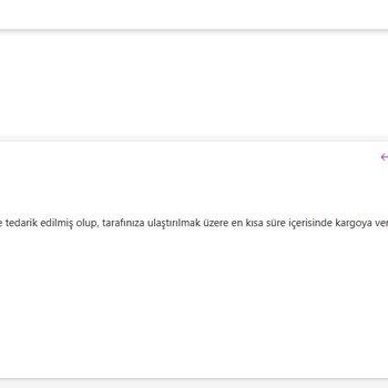Yanlış Ürün Teslimatı Ve İletişim Eksikliği