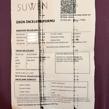 Suwen Pijamalarında Şaşırtıcı Küçülme Ve İade Sorunu