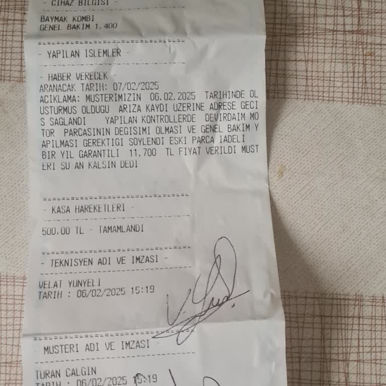 Kombi Servis Ücreti Ve Bakım Sorunu